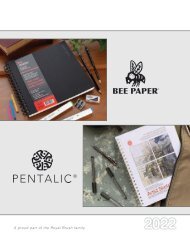 Pentalic - 5.5x 8 Double Wirebound Sketchbook, 80 Sheets, Black