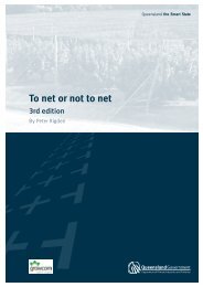 To net or not to net - 3rd edition - Department of Primary Industries