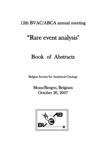 Multiparameter strategies in rare event analysis. - BVAC - ABCA