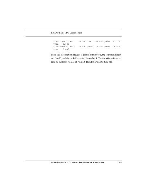 EXAMPLE 17: Full.Coupled Diffusion 312 SUPREM-IV.GS – 2D ...