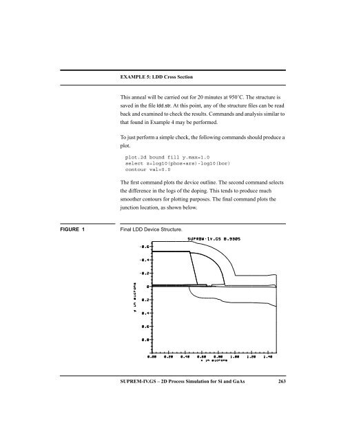 EXAMPLE 17: Full.Coupled Diffusion 312 SUPREM-IV.GS – 2D ...