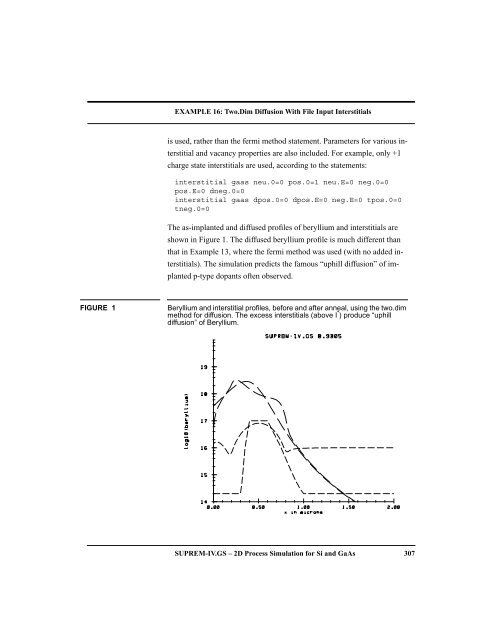 EXAMPLE 17: Full.Coupled Diffusion 312 SUPREM-IV.GS – 2D ...