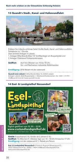 Ostseecardbroschüre Lübecker Bucht 2022-2023