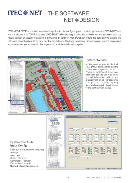 Ethernet based multichannel audio system for public address, music ...