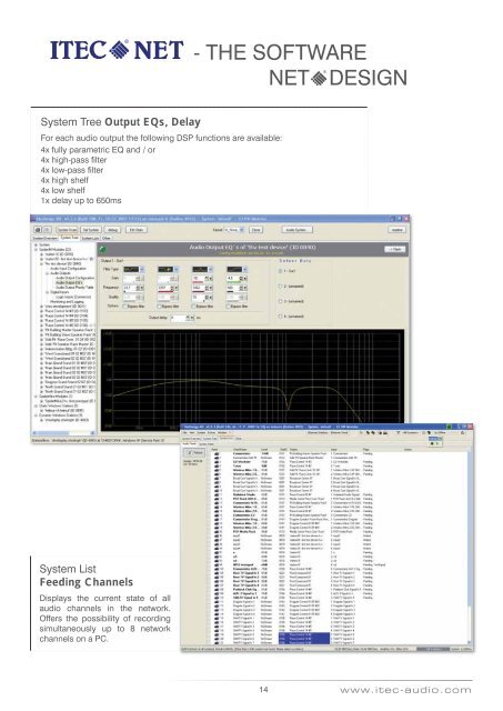 Ethernet based multichannel audio system for public address, music ...