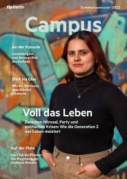  Campus – Das Magazin für Studierende vom tipBerlin