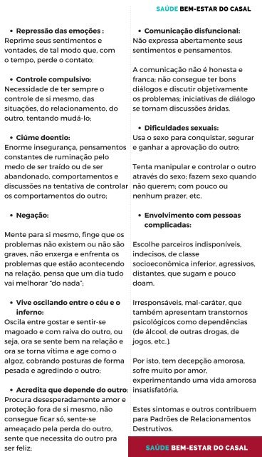 LIVRO - Dependência Emocional Amor ou Prisão afetiva