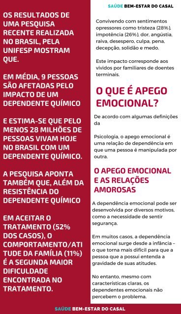 LIVRO - Dependência Emocional Amor ou Prisão afetiva