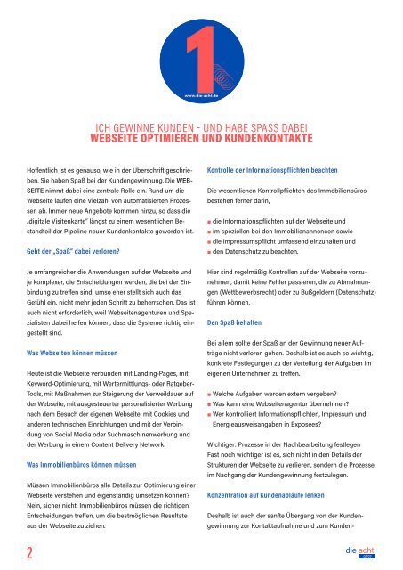 2022-02  |  DIE ACHT  |  Der Newsletter für Immobilien & Datenschutz