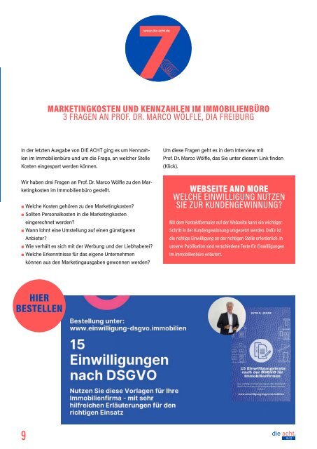 2022-02  |  DIE ACHT  |  Der Newsletter für Immobilien & Datenschutz
