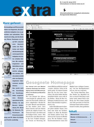 Gesegnete Homepage - Evangelisch-reformierte Kirchgemeinde ...