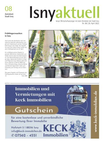 Isny Aktuell 20.04.2022