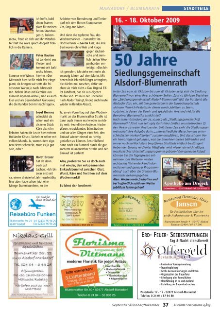 Mit »undsonst?!« durchs Broichtal - Alsdorfer Stadtmagazin