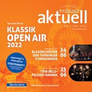 Bayreuth Aktuell Mai - Juni 2022