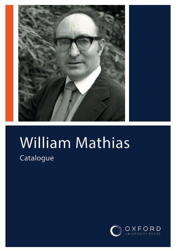 William Mathias Catalogue