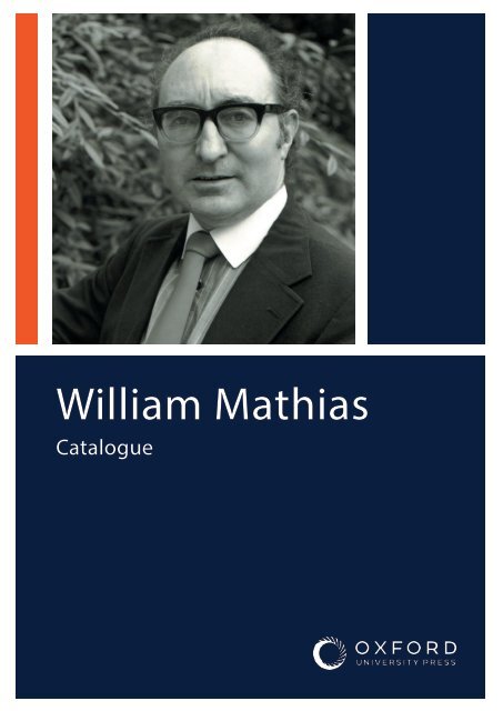 William Mathias Catalogue