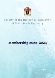 FacHP Membership 2022-23