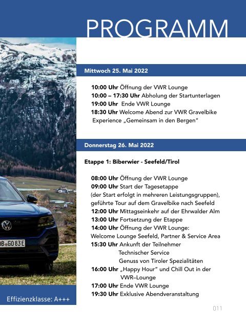 Volkswagen R Gravelbike Experience 2022