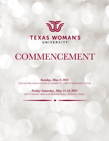 Commencement Program Spring 2022