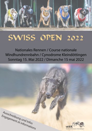 Swiss Open Ausschreibung