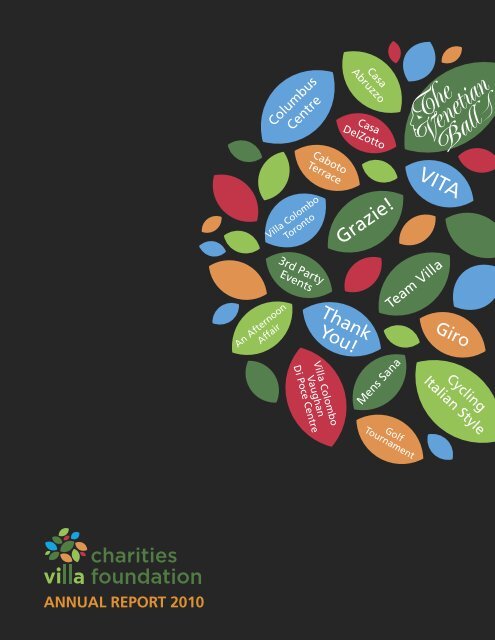 Annual Report 2010 - Villa Charities