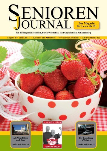 Ausgabe 25 - Juni / Juli 2011 - Senioren Journal