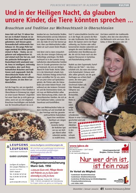 undsonst?! - Alsdorfer Stadtmagazin