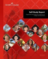 Self-Study Report - Olympic College