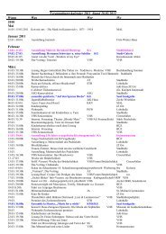 Veranstaltungskalender 2011 Stand 28.02.2011 ... - der Stadt Ahlen