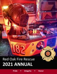 2021 Annual Fire Report