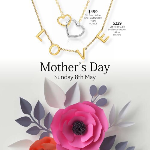 Mother's Day 2022- -Melbourne Jewellers Guift Guide