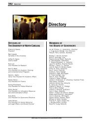 Directory - UNC Charlotte Course Catalogs - University of North ...