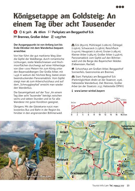 Wandertipps Bayerischer Wald 2022