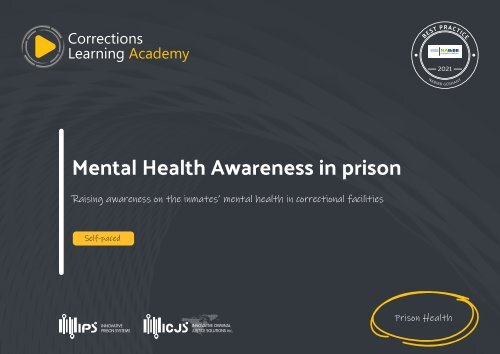 Mental health awareness in prison