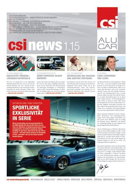 csi Newsletter 1-2015