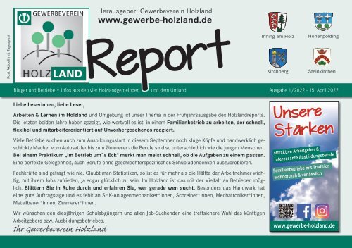 Holzland Report Ausgabe April 2022