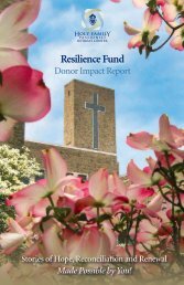 2022 Resilience Fund Donor Impact Report