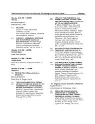 Final Program - American Association for Aerosol Research