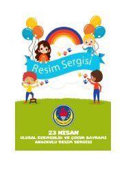 ANAOKULU 23 NİSAN ULUSAL EGEMENLİK VE ÇOCUK BAYRAMI RESİM SERGİSİ