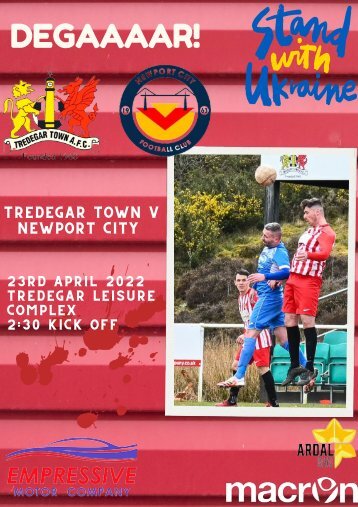 TREDEGAR TOWN FC V NEWPORT CITY FC
