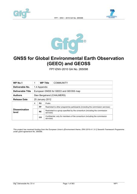 GNSS for Global Environmental Earth Observation (GEEO ... - Gfg2