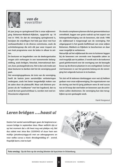 Verenigingsblad no. 2 / 2010 - Walboduin