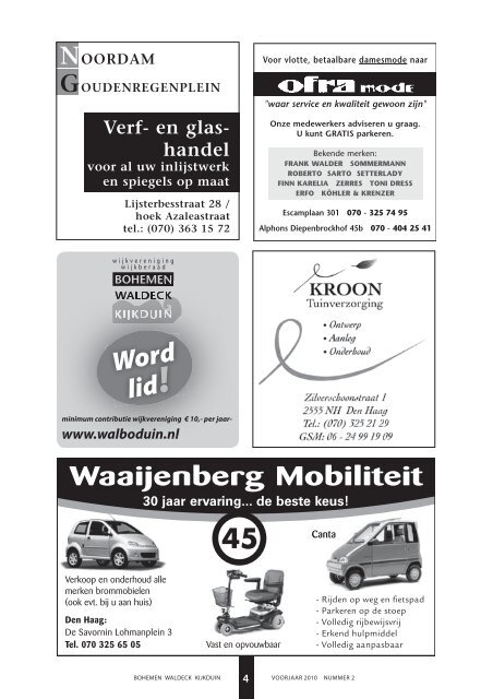 Verenigingsblad no. 2 / 2010 - Walboduin