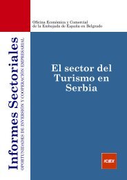 El sector del Turismo en Serbia - Oficinas Comerciales