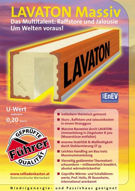 LAVATON Massiv