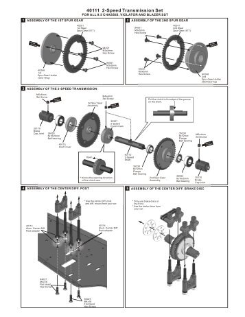 40111 2-Speed Transmission Set - OFNA.com