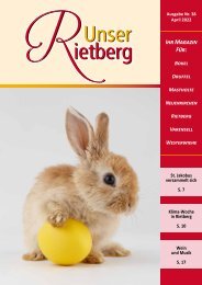 Unser Rietberg - April 2022
