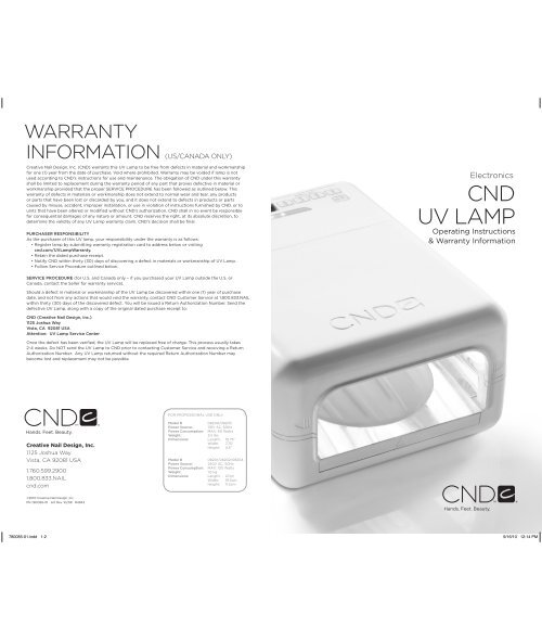 CND UV LAMP - Trans Design