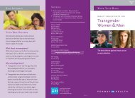 Transgender Women & Men - Fenway Health