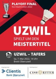 Badminton NLA | Finalspiel Uzwil – Tafers